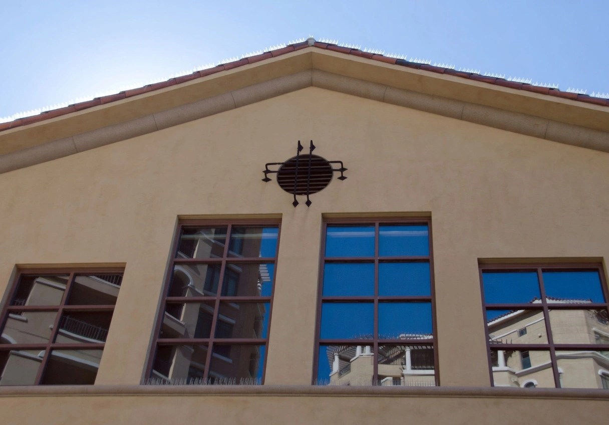 Privacy window film installation in an Albuquerque NM home